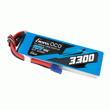 GENS ACE 11.1V 3300MAH 45C 3S G-TECH EC3