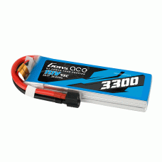 GENS ACE 11.1V 3300MAH 45C 3S G-TECH EC3 AND DEANS ADAPTER