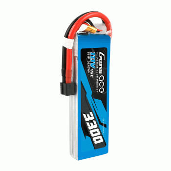 GENS ACE 11.1V 3300MAH 45C 3S G-TECH EC3 AND DEANS ADAPTER