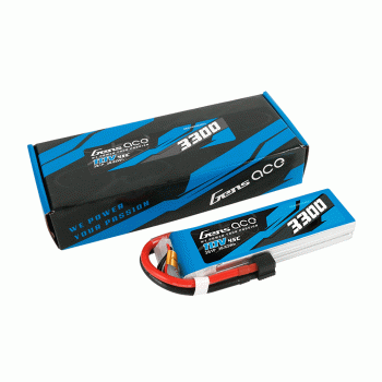 GENS ACE 11.1V 3300MAH 45C 3S G-TECH EC3 AND DEANS ADAPTER