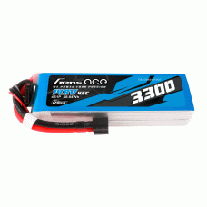 GENS ACE 14.8V 3300MAH 45C 4S EC3 AND DEANS ADAPTER