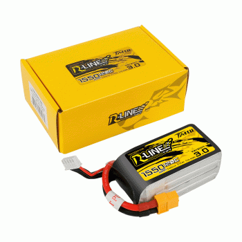GENS ACE 14.8V 1550MAH 120C 4S R-LINE 3.0 XT60 TATTU
