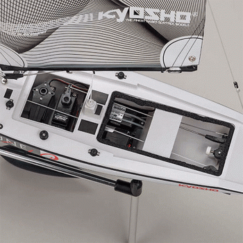 BARCO KYOSHO A VELA FORTUNE 612 III RTR YACHT (W/KT-431S) 40042S-B