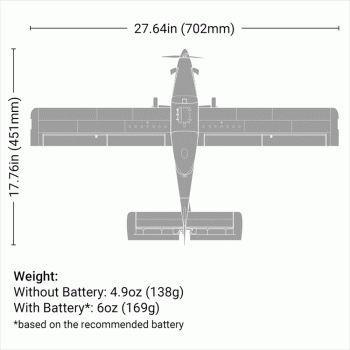 AVIAO E-FLITE UMX AIR TRACTOR BNF BASIC EFLU16450