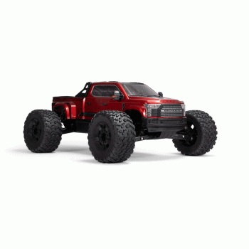 CARRO ARRMA 1/7 BIG ROCK 6S 4WD BLX MONSTER RTR RED ARA7612T2