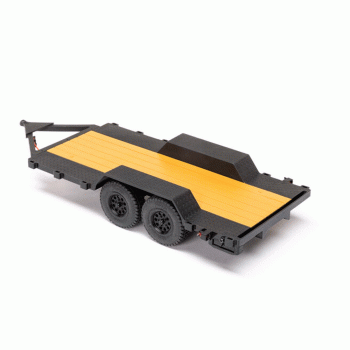 AXIAL ACC FLAT BED VEHICLE TRAILER FOR 1/24 SCX24 AXI00009