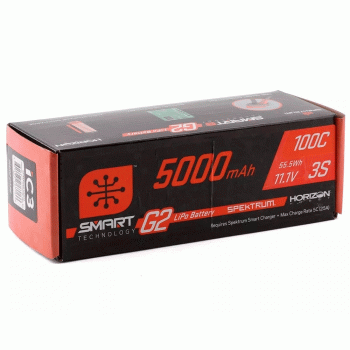 BATERIA SPEKTRUM 11.1V 5000MAH 100C SMART G2 HARDCASE IC3 SPMX53S100H3