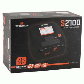 CARREGADOR SPEKTRUM S2100 G2 2X100W AC SMART CHARGER SPMXC2000