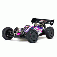 CARRO ARRMA 1/8 TLR TUNED TYPHON 4WD ROLLER BUGGY PINK/PURPLE ARA8306