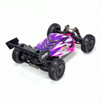 CARRO ARRMA 1/8 TLR TUNED TYPHON 4WD ROLLER BUGGY PINK/PURPLE ARA8306