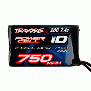 BATERIA TRAXXAS 7.4V 750MAH 20C 2-CELL LIPO 2821