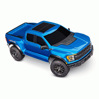 CARRO TRAXXAS 1/10 FORD F-150 RAPTOR R 3S 4WD TQI BLUE 101076-4