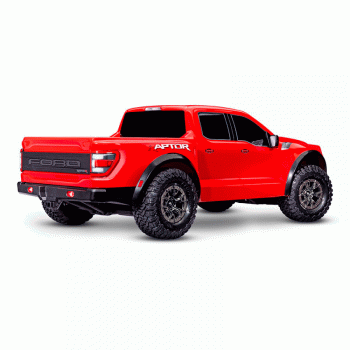 CARRO TRAXXAS 1/10 FORD F-150 RAPTOR R 3S 4WD TQI RED 101076-4