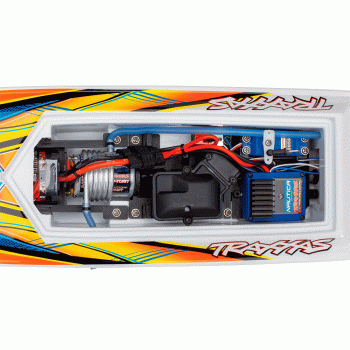 LANCHA TRAXXAS BLAST RACE BOAT RTR ORANGE 38104-8