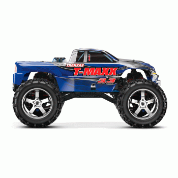 CARRO TRAXXAS 1/10 T-MAXX 3.3 RTR 4WD TSM TQI BLUE 49077-3