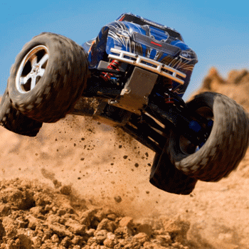 CARRO TRAXXAS 1/10 T-MAXX 3.3 RTR 4WD TSM TQI BLUE 49077-3