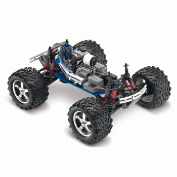 CARRO TRAXXAS 1/10 T-MAXX 3.3 RTR 4WD TSM TQI RED 49077-3