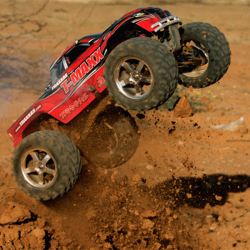 CARRO TRAXXAS 1/10 T-MAXX 3.3 RTR 4WD TSM TQI RED 49077-3