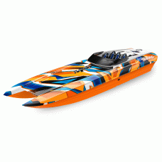 LANCHA TRAXXAS DCB M41 CATAMARAN RTR TQI TSM ORANGE 57046-4