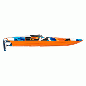 LANCHA TRAXXAS DCB M41 CATAMARAN RTR TQI TSM ORANGE 57046-4