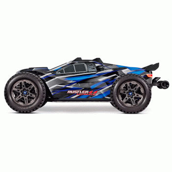 CARRO TRAXXAS 1/10 RUSTLER 4WD ULTIMATE BLX TQI BLUE 67097-4