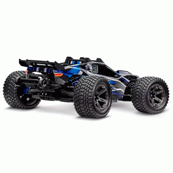 CARRO TRAXXAS 1/10 RUSTLER 4WD ULTIMATE BLX TQI BLUE 67097-4