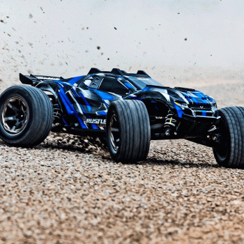 CARRO TRAXXAS 1/10 RUSTLER 4WD ULTIMATE BLX TQI BLUE 67097-4