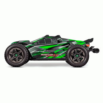 CARRO TRAXXAS 1/10 RUSTLER 4WD ULTIMATE BLX TQI GREEN 67097-4