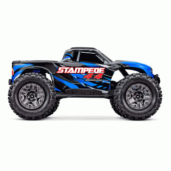 CARRO TRAXXAS 1/10 STAMPEDE 4WD BLX TQ BLUE 67154-4