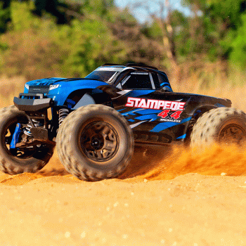 CARRO TRAXXAS 1/10 STAMPEDE 4WD BLX TQ BLUE 67154-4