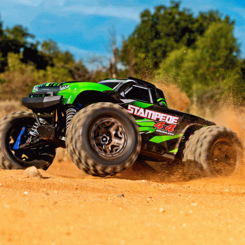 CARRO TRAXXAS 1/10 STAMPEDE 4WD BLX TQ GREEN 67154-4