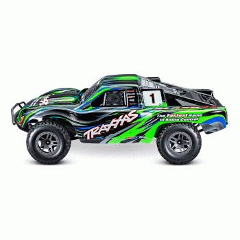 CARRO TRAXXAS 1/10 SLASH 4WD BLX TQ GREEN 68154-4