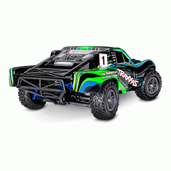 CARRO TRAXXAS 1/10 SLASH 4WD BLX TQ GREEN 68154-4