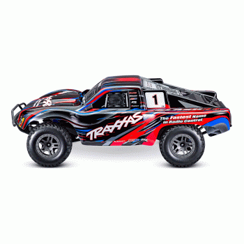 CARRO TRAXXAS 1/10 SLASH 4WD BLX TQ RED 68154-4