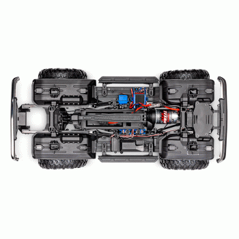 CARRO TRAXXAS 1/10 TRX-4 CHEYENNE 79 K10 CRAWLER TQI BLUE 92056-4