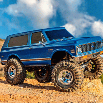 CARRO TRAXXAS 1/10 TRX-4 BLAZER 72 K5 CRAWLER 4WD TQI BLUE 92086-4