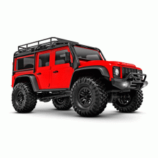 CARRO TRAXXAS 1/18 TRX-4M LAND ROVER DEFENDER CRAWLER RTR RED 97054-1