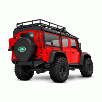 CARRO TRAXXAS 1/18 TRX-4M LAND ROVER DEFENDER CRAWLER RTR RED 97054-1