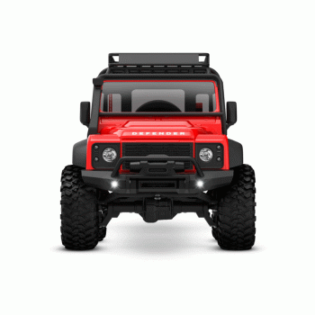 CARRO TRAXXAS 1/18 TRX-4M LAND ROVER DEFENDER CRAWLER RTR RED 97054-1