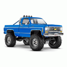 CARRO TRAXXAS 1/18 TRX-4 CHEYENNE 79 K10 CRAWLER RTR TQ BLUE 97064-1