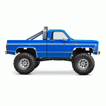 CARRO TRAXXAS 1/18 TRX-4 CHEYENNE 79 K10 CRAWLER RTR TQ BLUE 97064-1