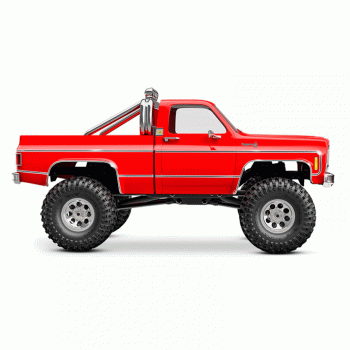 CARRO TRAXXAS 1/18 TRX-4 CHEYENNE 79 K10 CRAWLER RTR TQ RED 97064-1