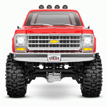 CARRO TRAXXAS 1/18 TRX-4 CHEYENNE 79 K10 CRAWLER RTR TQ RED 97064-1