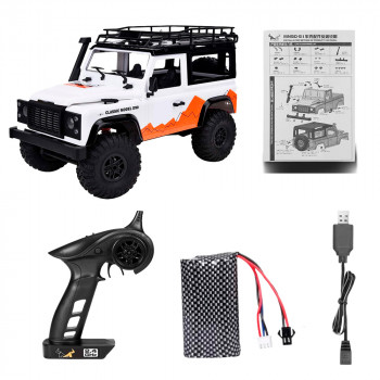 CARRO MNMODEL 1/12 JEEP LAND ROVER DEFENDER 90 (2015) WHITE MN-99