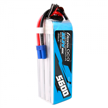 GENS ACE 22.2V 5600MAH 80C 6S G-TECH EC5 PLUG