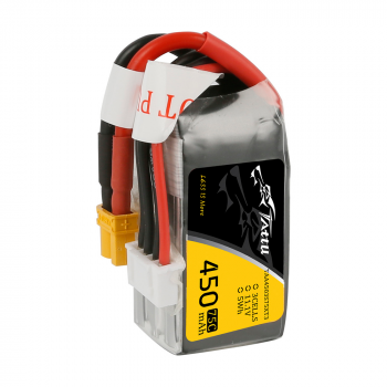GENS ACE TATTU 11.1V 450MAH 75C 3S LIPO XT30 PLUG