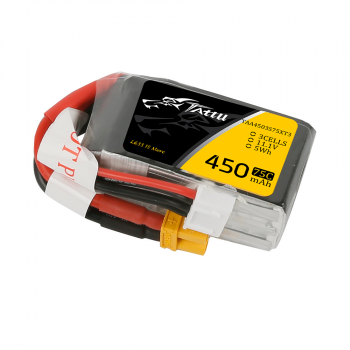 GENS ACE TATTU 11.1V 450MAH 75C 3S LIPO XT30 PLUG