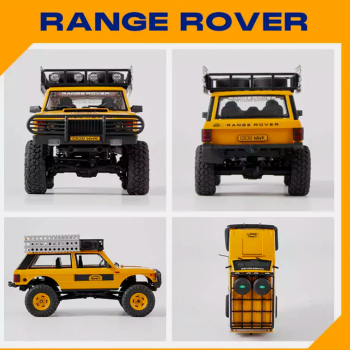 CARRO FMS 1/24 FCX24M RANGE ROVER FIRST GEN. RTR YELLOW FMS12481RTRYL
