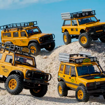 CARRO FMS 1/24 FCX24M RANGE ROVER FIRST GEN. RTR YELLOW FMS12481RTRYL