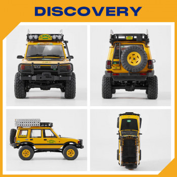 CARRO FMS 1/24 FCX24M LAND ROVER DISCOVERY RTR YELLOW FMS12483RTRYL